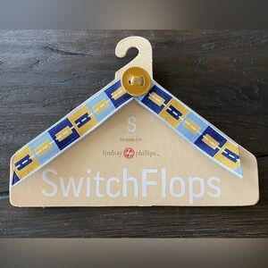 Lindsey Phillips Switch Flops Straps Size Small NWT
